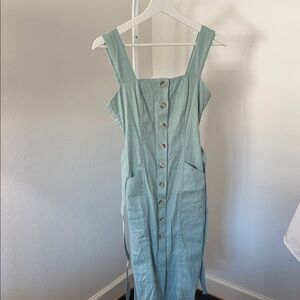 Aritzia Babaton KOFI DRESS Light Blue Midi Dress